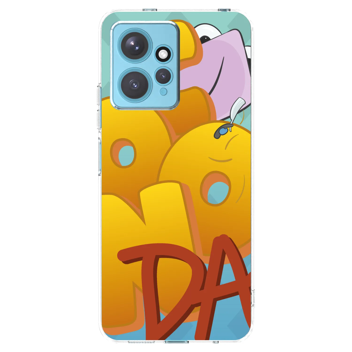 Picasee silikonový průhledný obal pro Xiaomi Redmi Note 12 4G - Obří COONDA