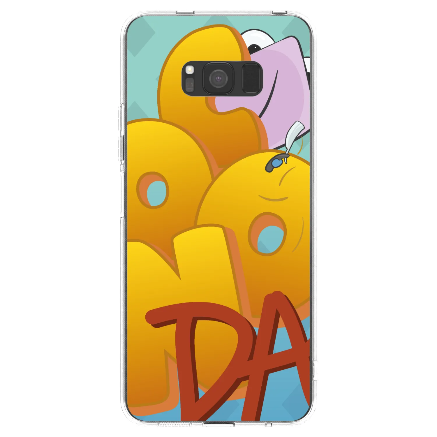 Picasee silikonový průhledný obal pro Samsung Galaxy S8 G950F - Obří COONDA