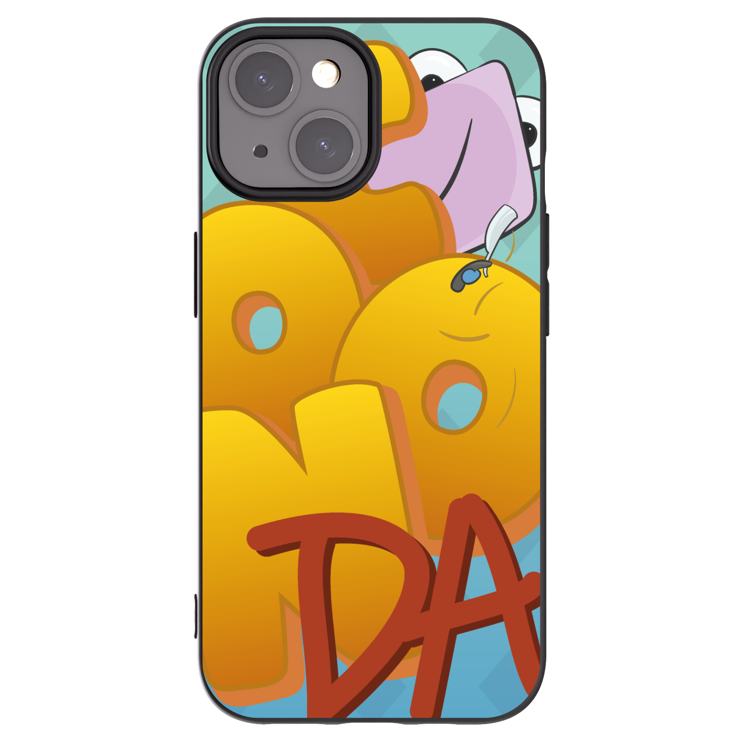 Picasee silikonový černý obal pro Apple iPhone 15 - Obří COONDA