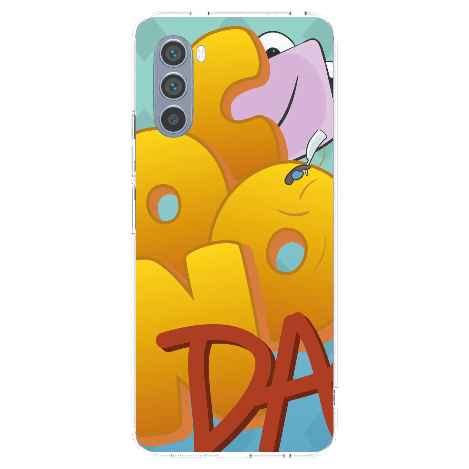 Picasee silikonový průhledný obal pro Motorola Moto G62 - Obří COONDA