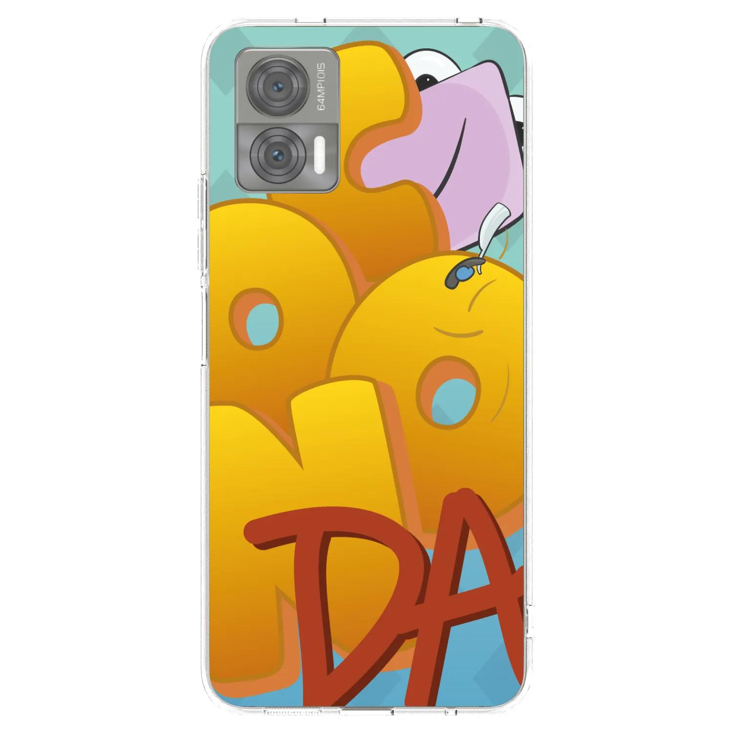 Picasee silikonový průhledný obal pro Motorola Edge 30 Neo - Obří COONDA