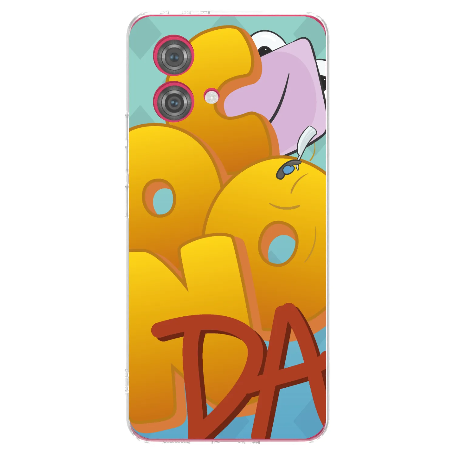 Picasee silikonový průhledný obal pro Motorola Moto G84 5G - Obří COONDA