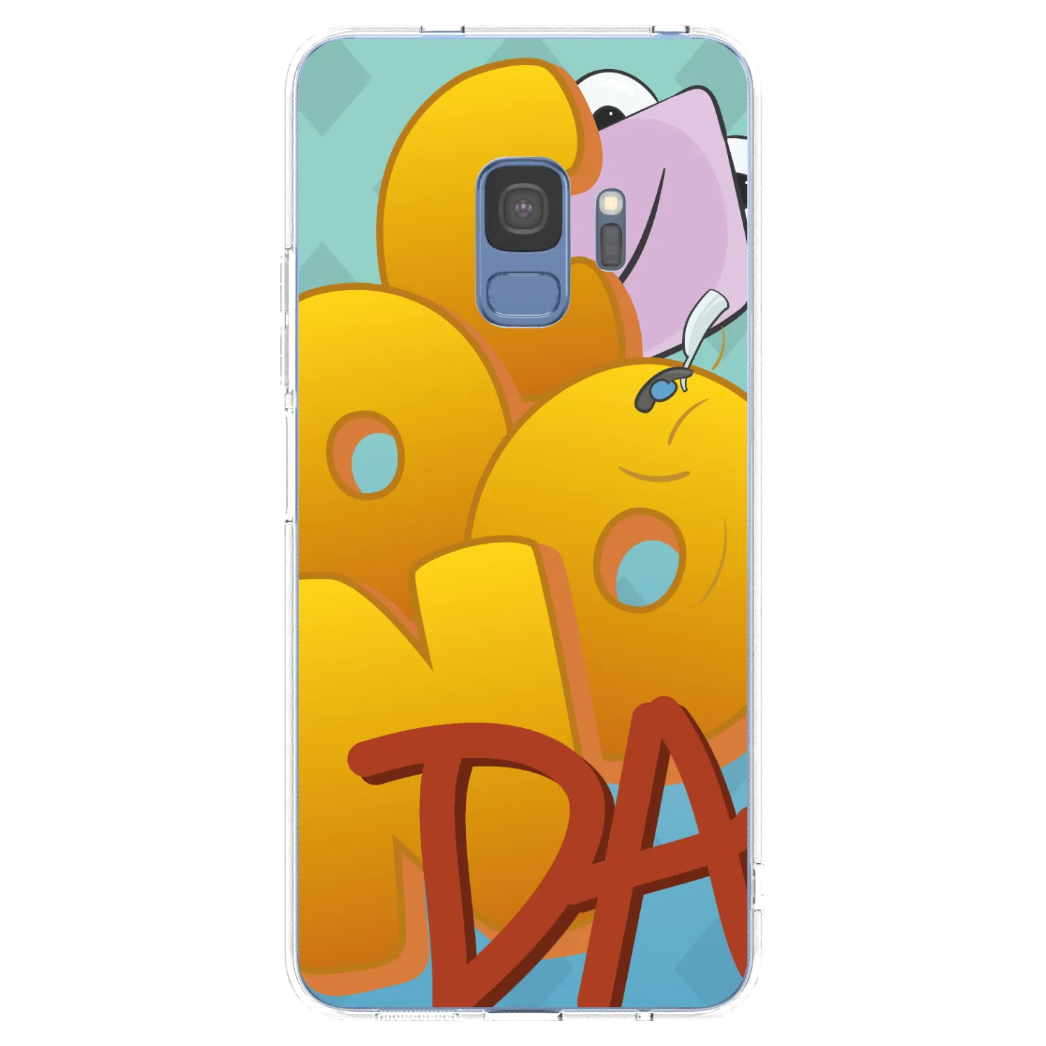 Picasee silikonový průhledný obal pro Samsung Galaxy S9 G960F - Obří COONDA