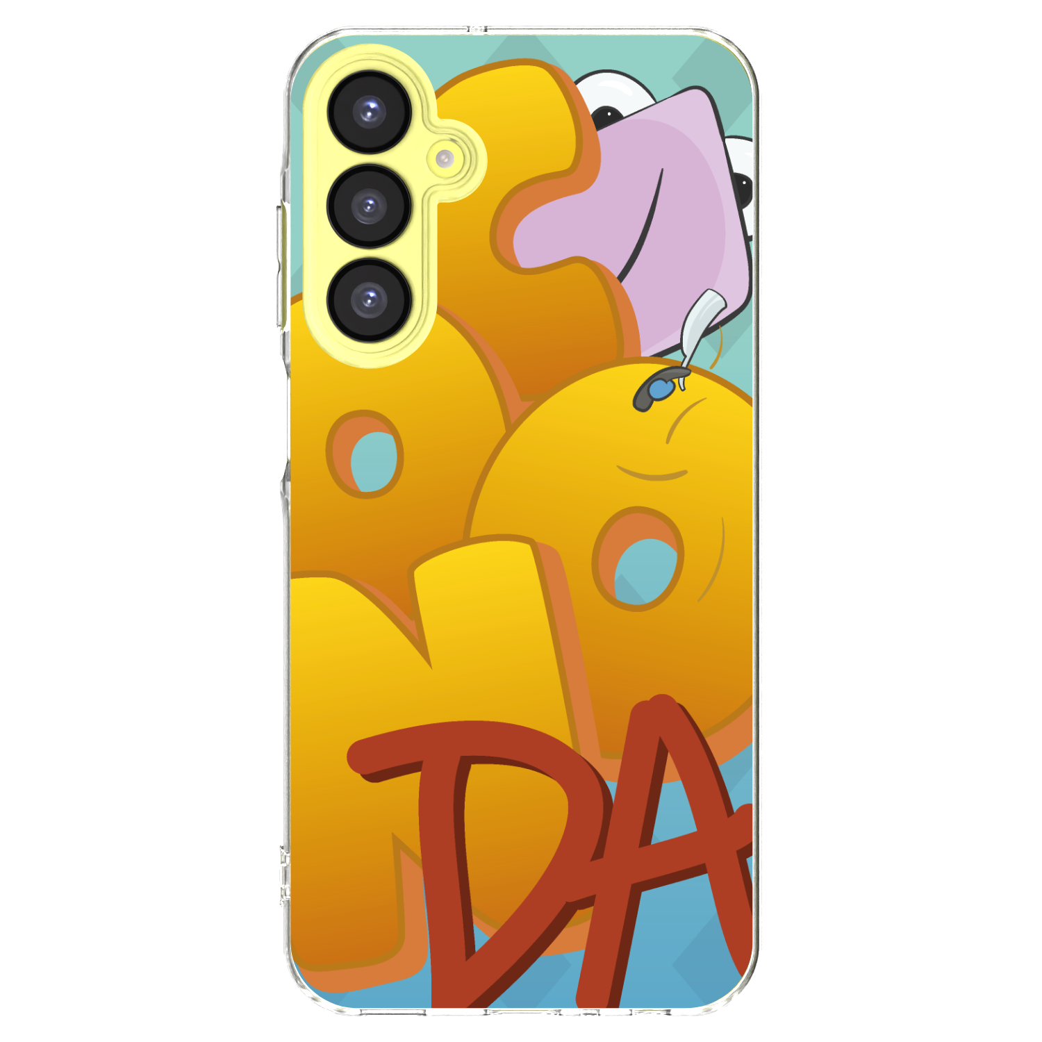Picasee silikonový průhledný obal pro Samsung Galaxy A25 A256B 5G - Obří COONDA