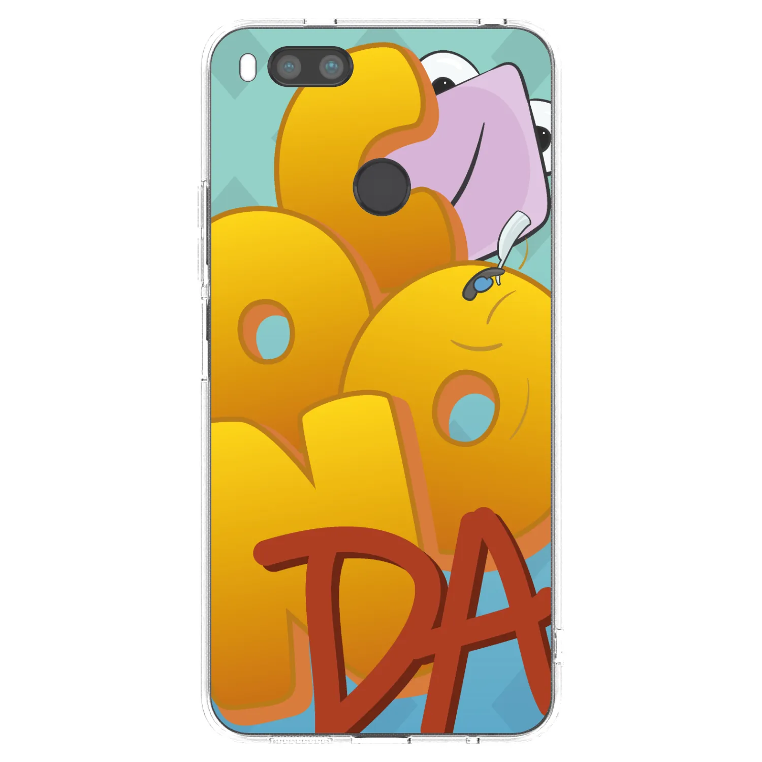 Picasee silikonový průhledný obal pro Xiaomi Mi A1 Global - Obří COONDA