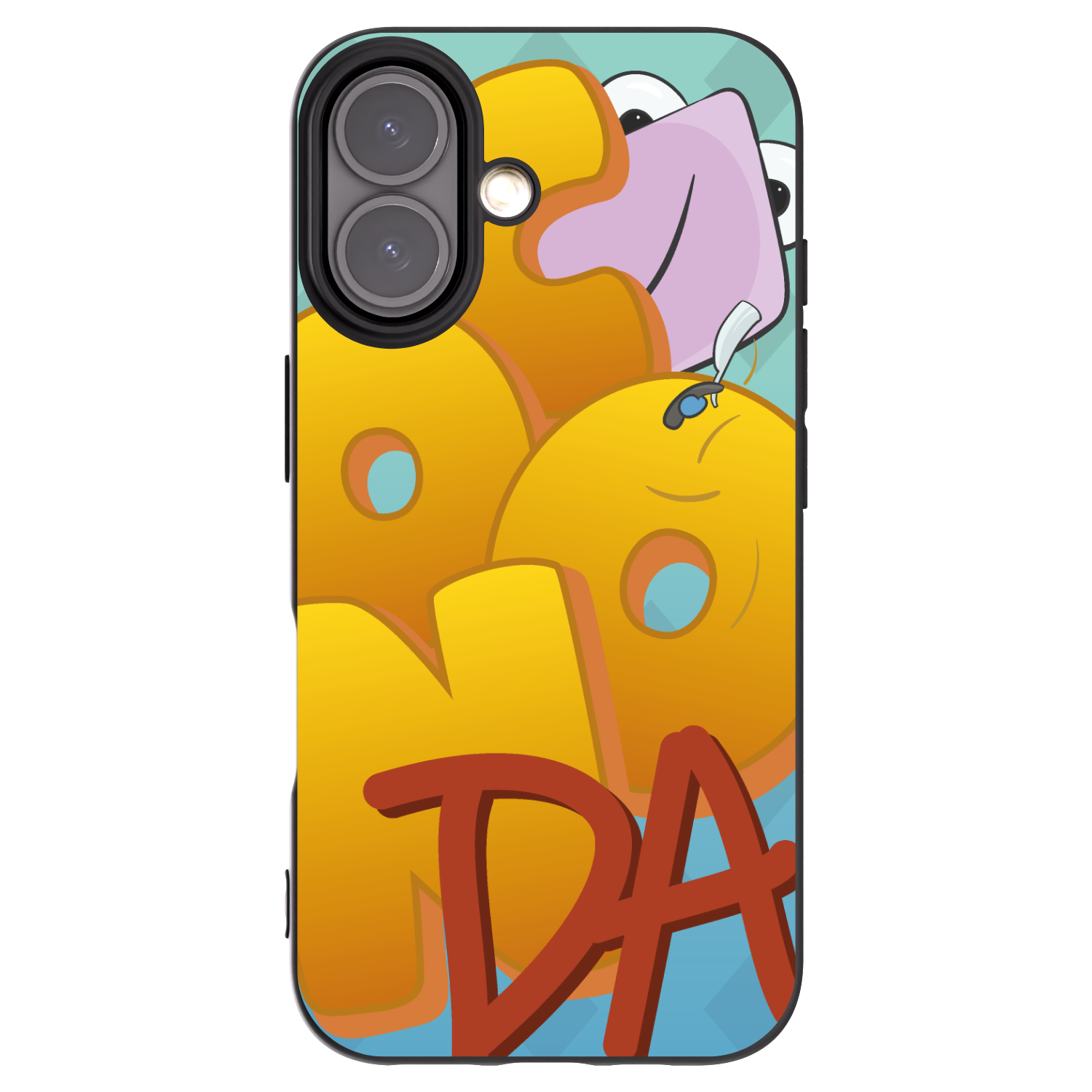 Picasee silikonový černý obal pro Apple iPhone 16 - Obří COONDA