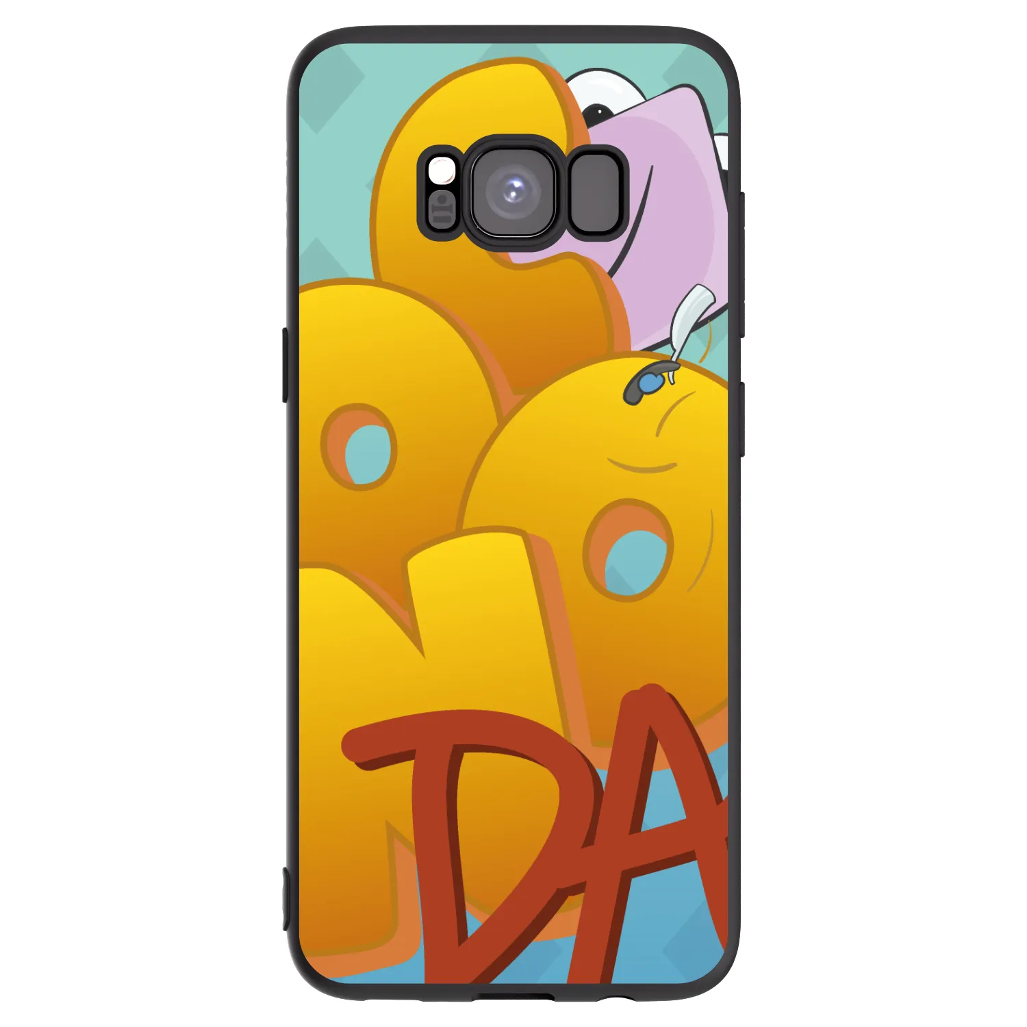 Picasee silikonový černý obal pro Samsung Galaxy S8 G950F - Obří COONDA