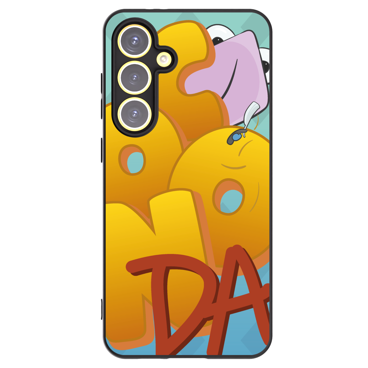 Picasee silikonový černý obal pro Samsung Galaxy S24 FE S721B - Obří COONDA