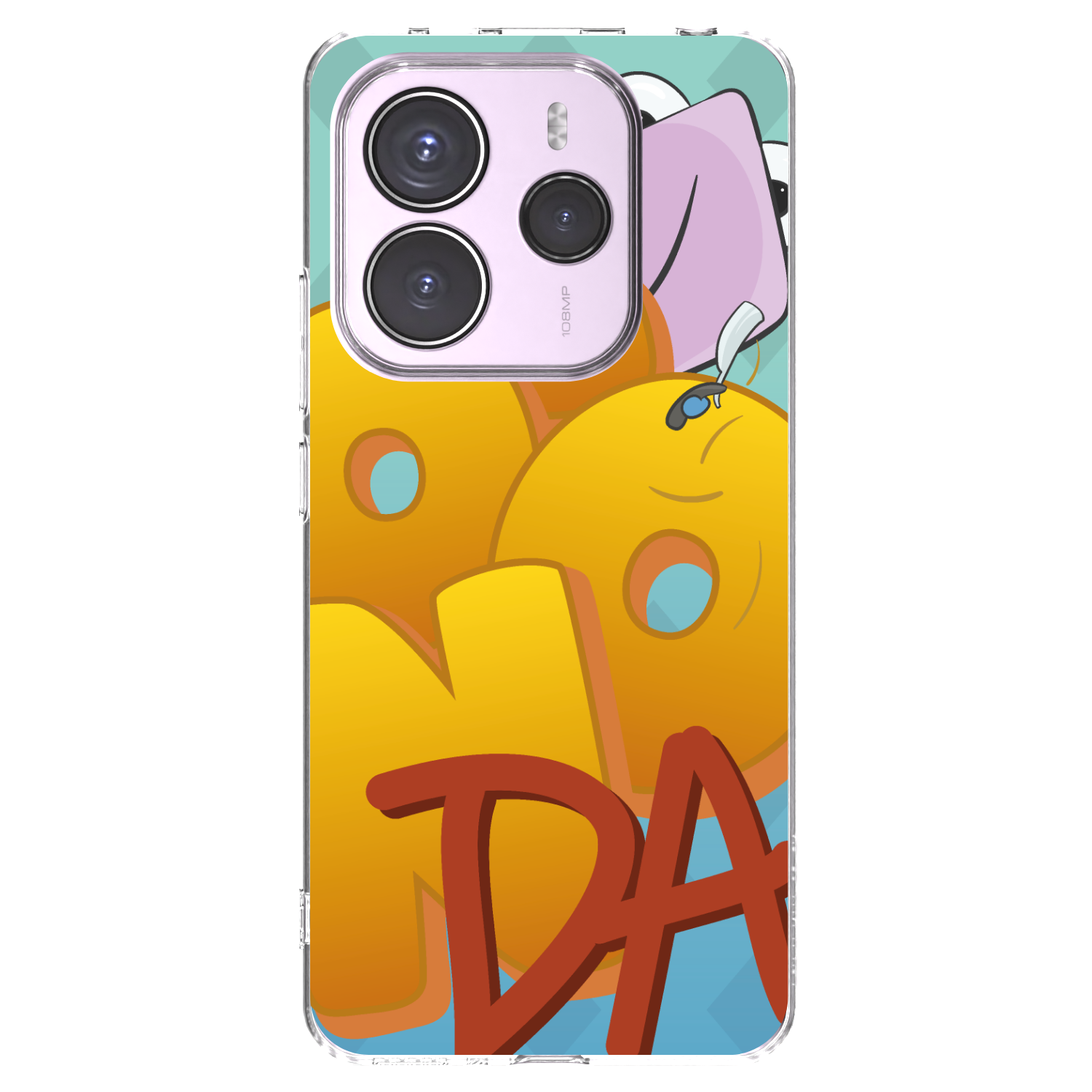 Picasee silikonový průhledný obal pro Xiaomi Redmi Note 14 5G - Obří COONDA