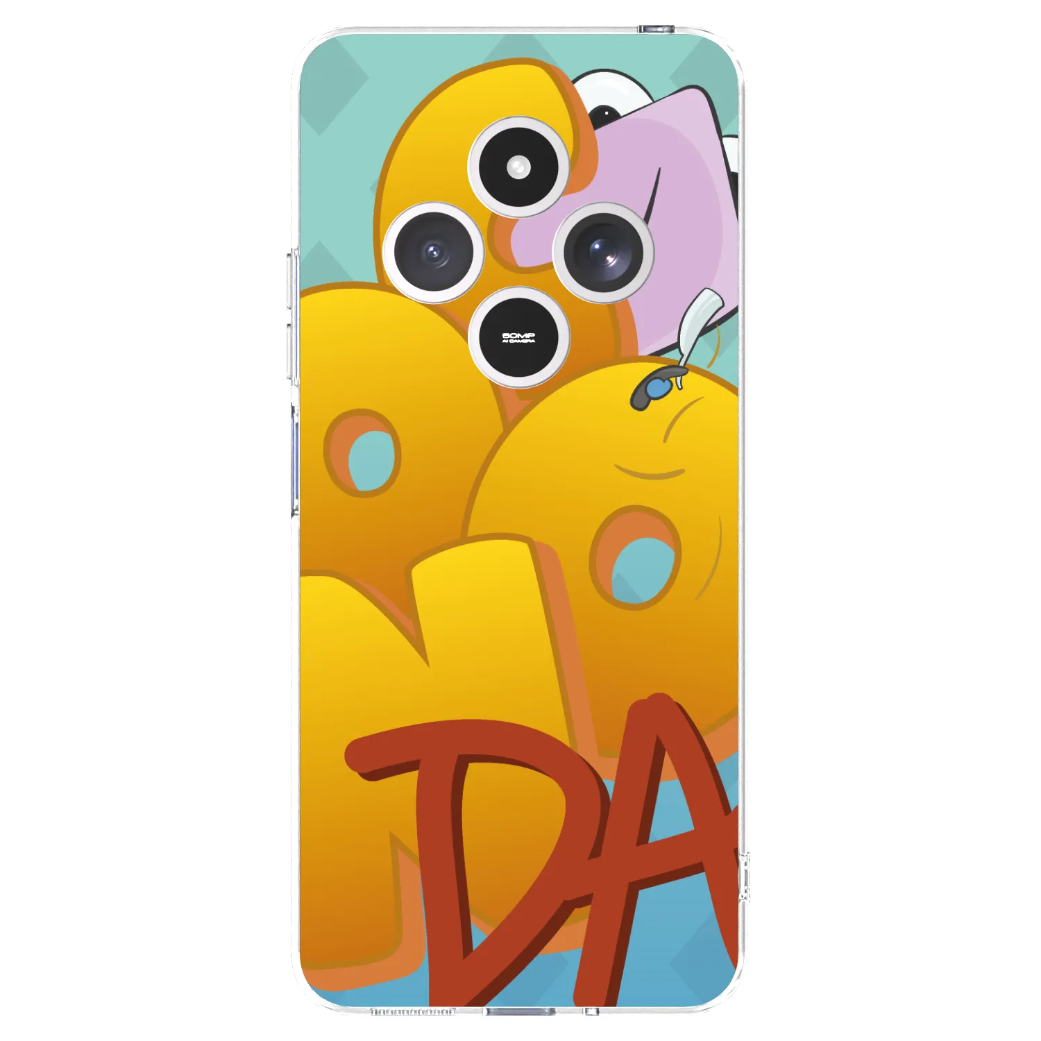 Picasee silikonový průhledný obal pro Xiaomi Redmi 14C - Obří COONDA