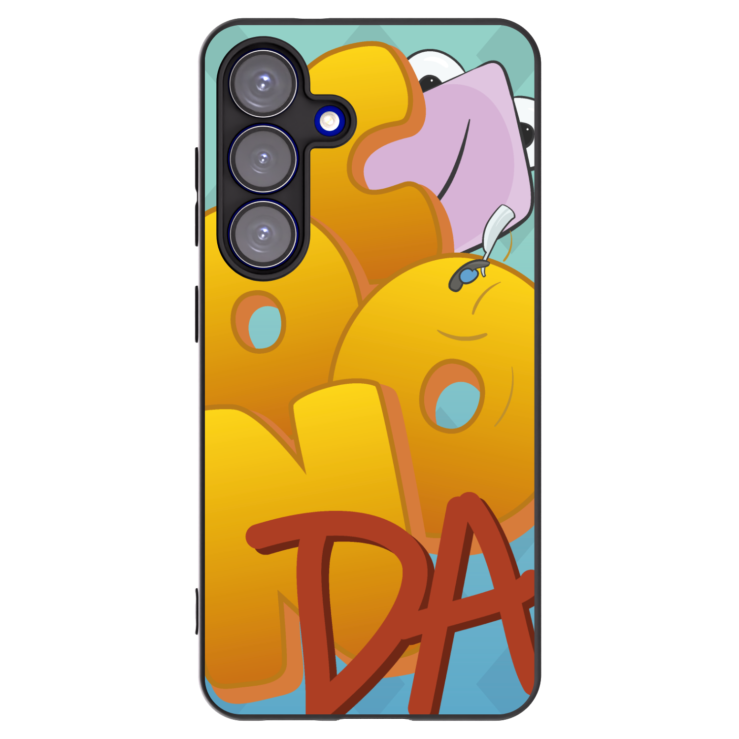 Picasee silikonový černý obal pro Samsung Galaxy S25 5G - Obří COONDA