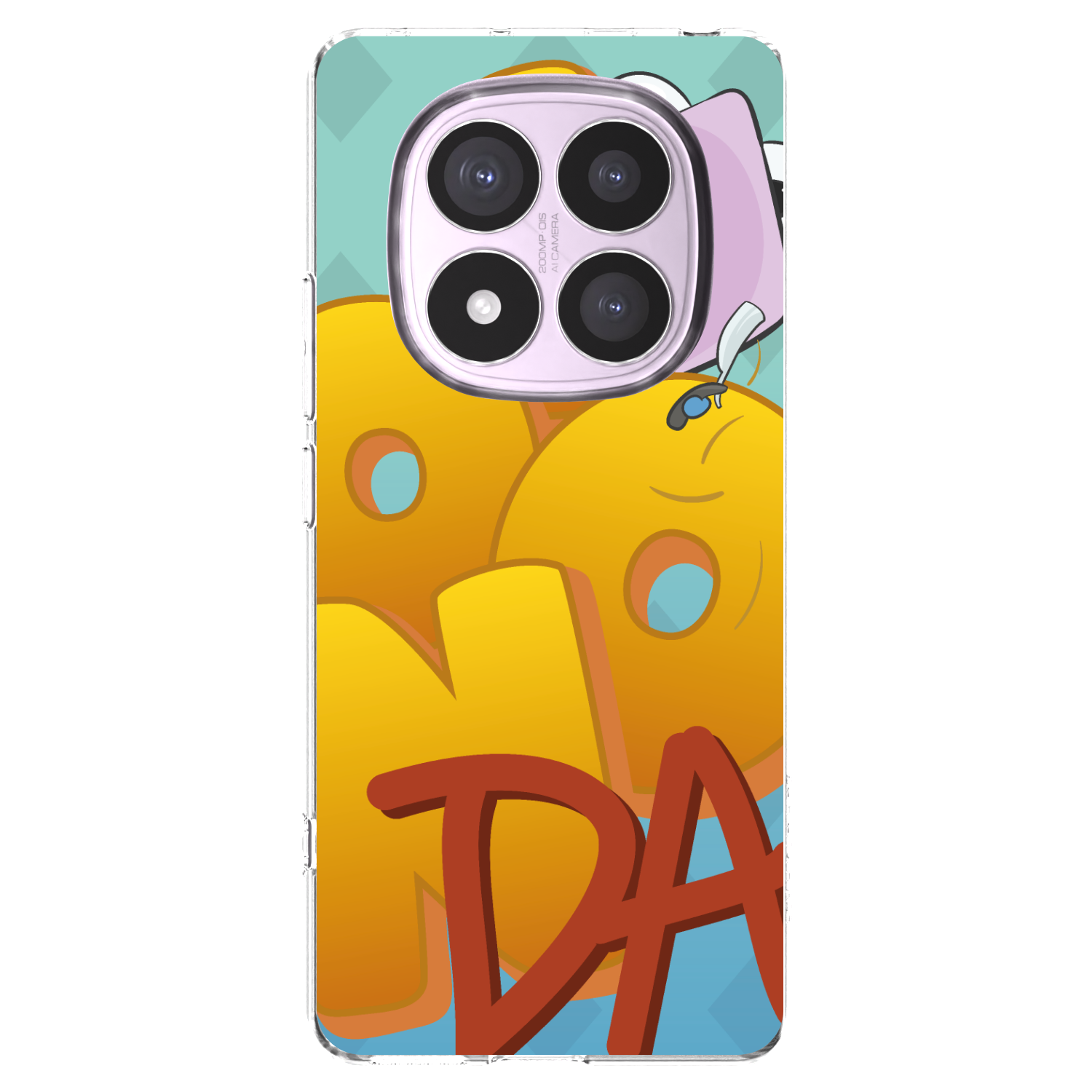Picasee silikonový průhledný obal pro Xiaomi Redmi Note 14 Pro 4G - Obří COONDA