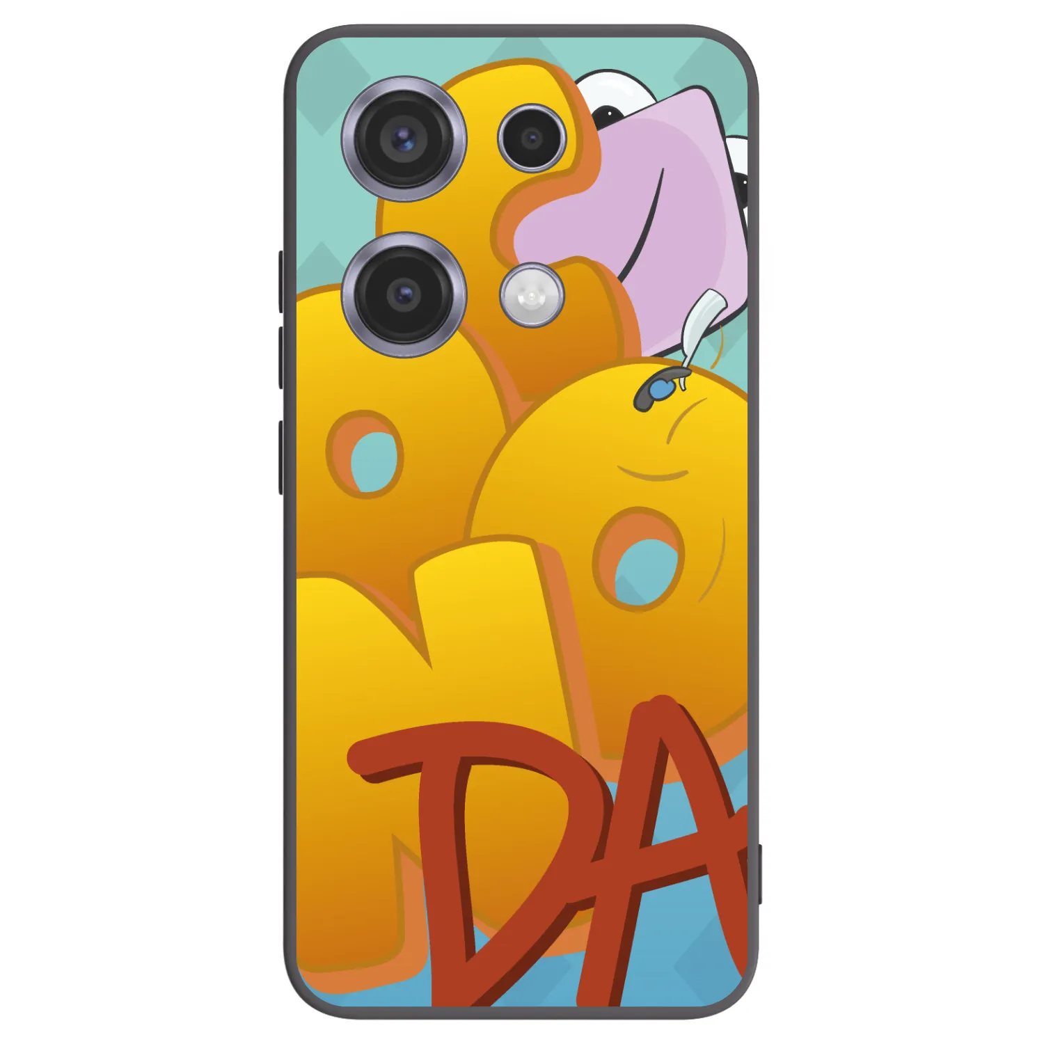 Picasee silikonový černý obal pro Xiaomi Redmi Note 14S - Obří COONDA