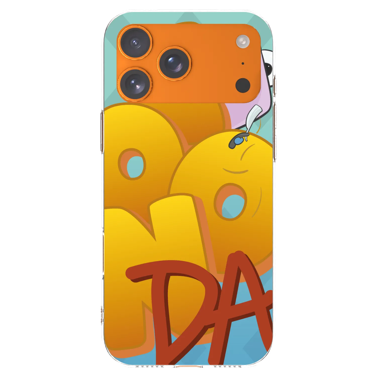 Picasee silikonový průhledný obal pro Apple iPhone 17 Pro Max - Obří COONDA