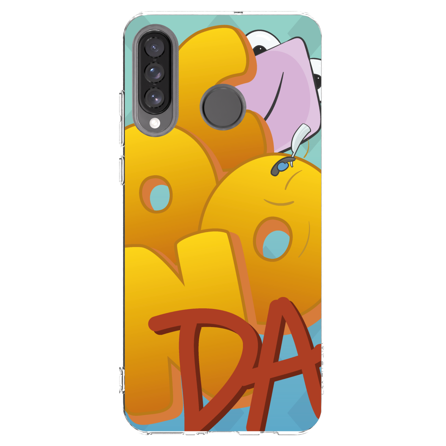 Picasee silikonový průhledný obal pro Huawei P30 Lite - Obří COONDA