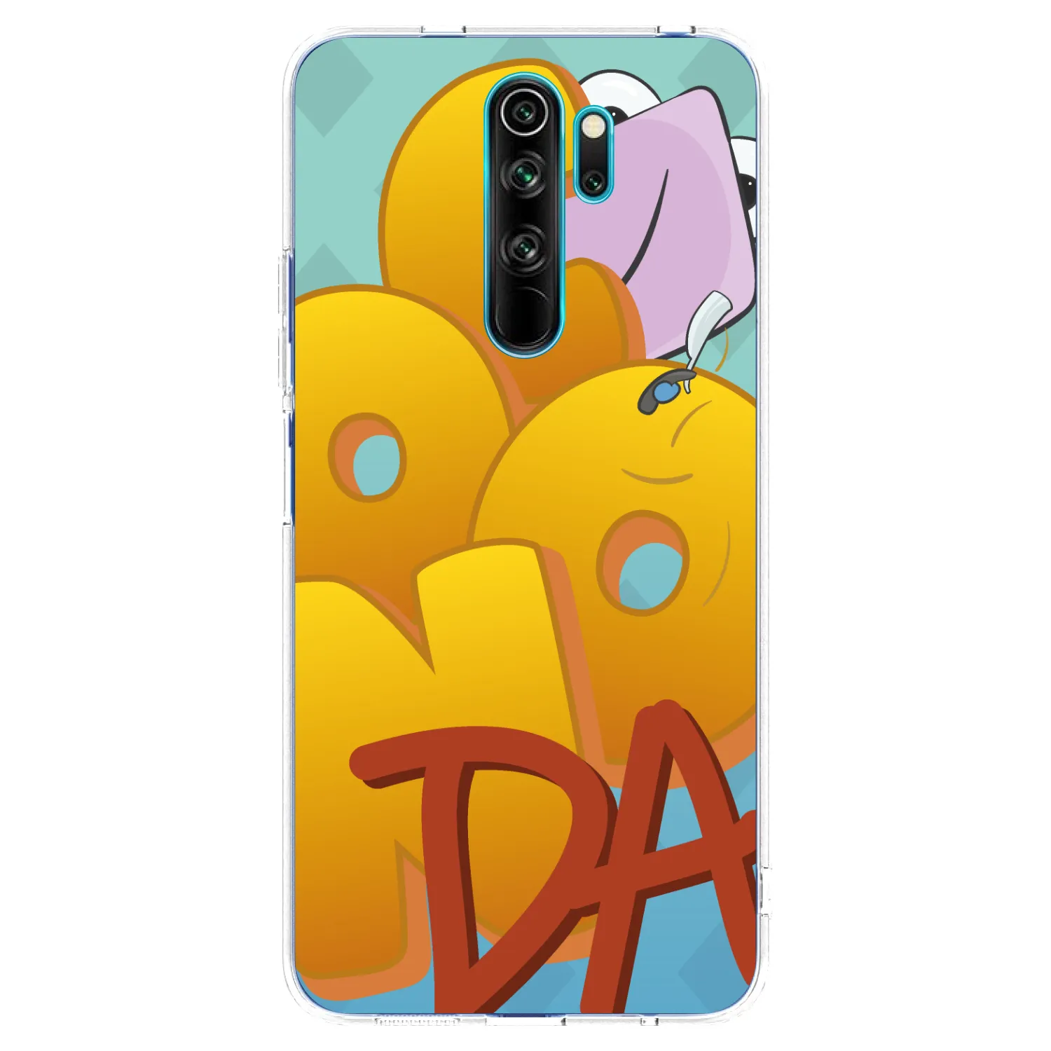 Picasee silikonový průhledný obal pro Xiaomi Redmi Note 8 Pro - Obří COONDA