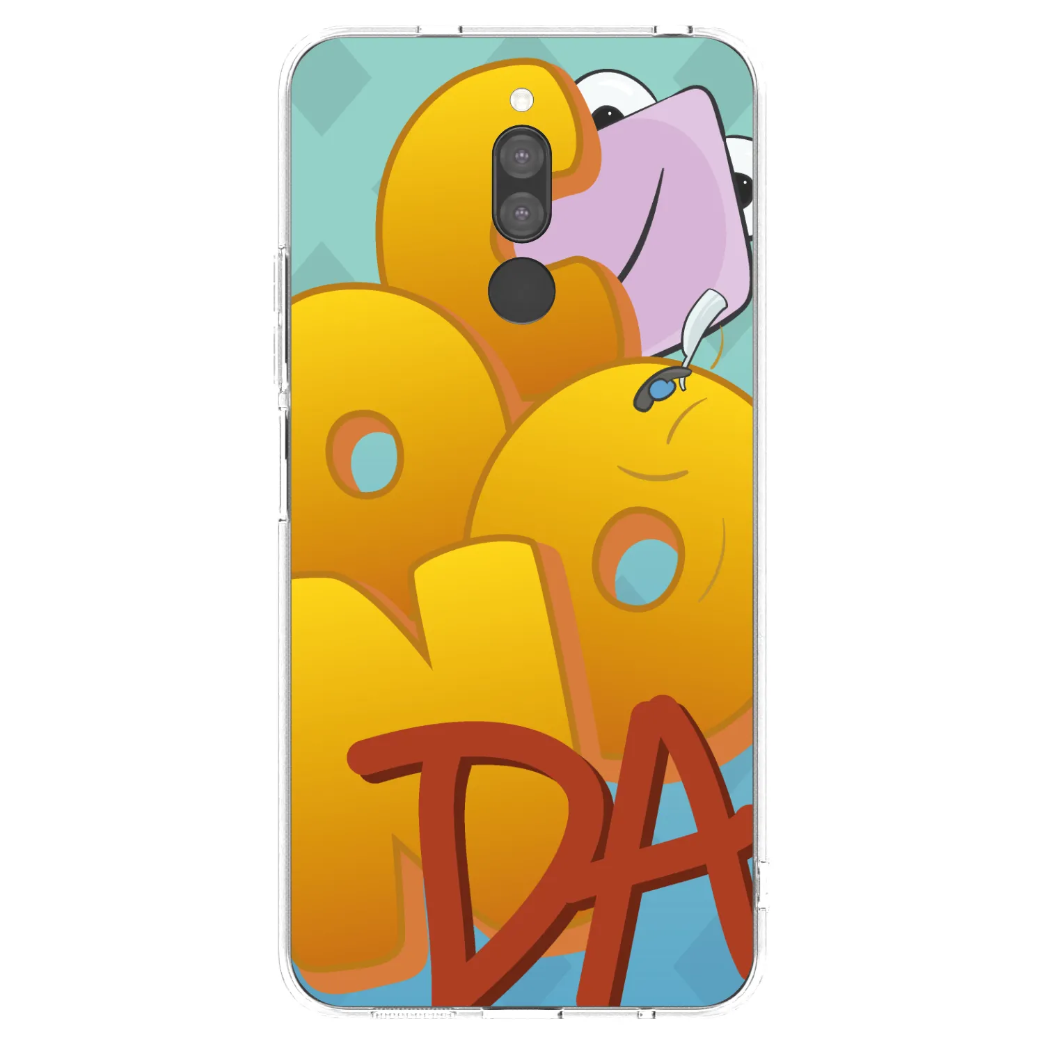 Picasee silikonový průhledný obal pro Xiaomi Redmi 8 - Obří COONDA