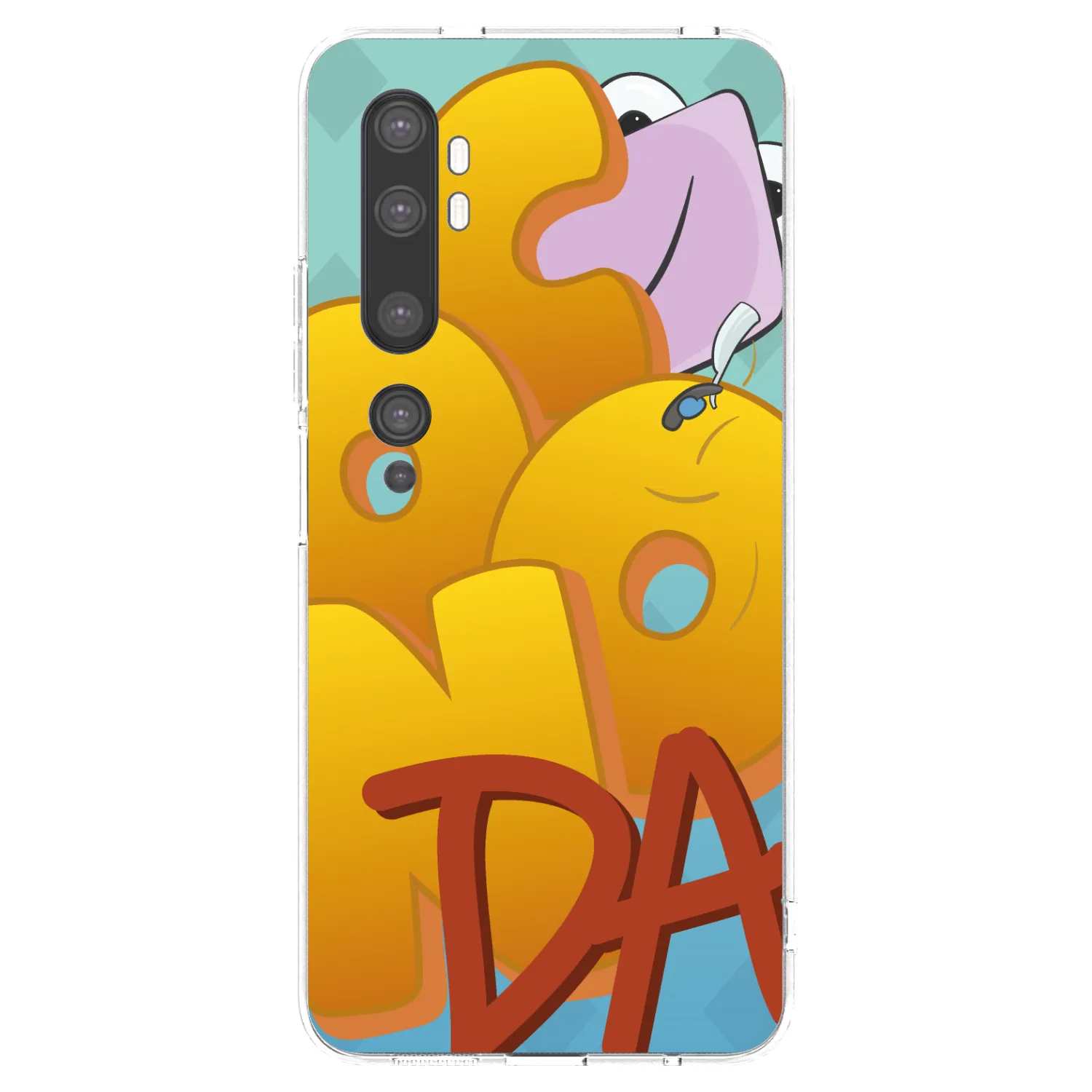 Picasee silikonový průhledný obal pro Xiaomi Mi Note 10 (Pro) - Obří COONDA
