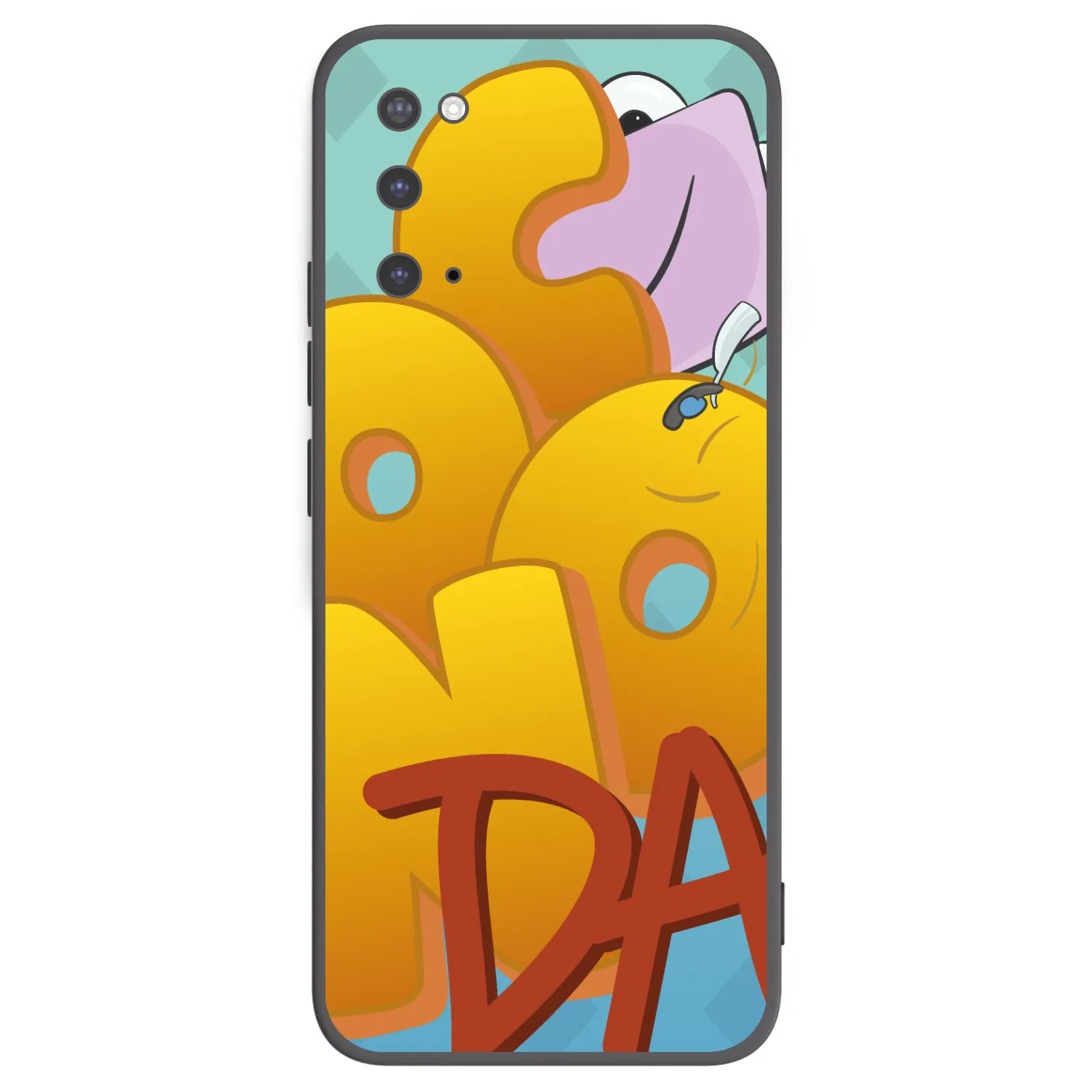 Picasee silikonový černý obal pro Samsung Galaxy S20 G980F - Obří COONDA