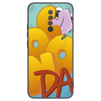 Picasee silikonový černý obal pro Xiaomi Redmi 9 - Obří COONDA