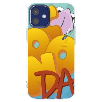 Picasee silikonový průhledný obal pro Apple iPhone 12 mini - Obří COONDA