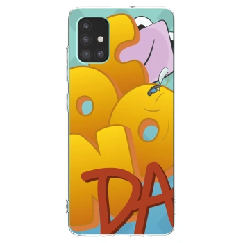 Picasee silikonový průhledný obal pro Samsung Galaxy M51 M515F - Obří COONDA