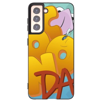 Picasee silikonový černý obal pro Samsung Galaxy S21 5G G991B - Obří COONDA