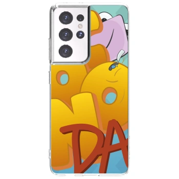 Picasee silikonový průhledný obal pro Samsung Galaxy S21 Ultra 5G G998B - Obří COONDA