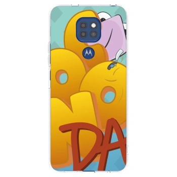 Picasee silikonový průhledný obal pro Motorola Moto G9 Play - Obří COONDA