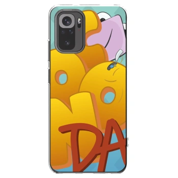 Picasee silikonový průhledný obal pro Xiaomi Redmi Note 10 - Obří COONDA