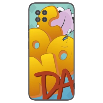 Picasee silikonový černý obal pro Samsung Galaxy A42 A426B - Obří COONDA