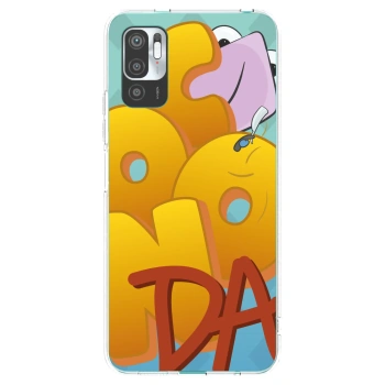 Picasee silikonový průhledný obal pro Xiaomi Redmi Note 10 5G - Obří COONDA