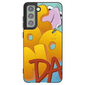 Picasee silikonový černý obal pro Samsung Galaxy S21 FE 5G - Obří COONDA