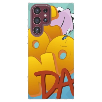 Picasee silikonový průhledný obal pro Samsung Galaxy S22 Ultra 5G - Obří COONDA