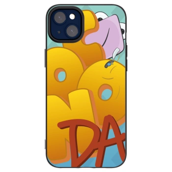 Picasee silikonový černý obal pro Apple iPhone 14 Plus - Obří COONDA