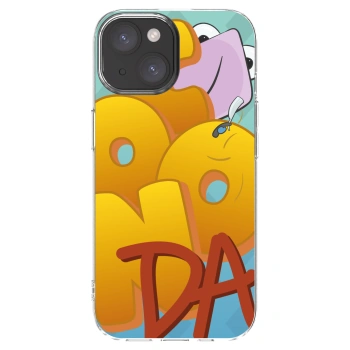 Picasee silikonový průhledný obal pro Apple iPhone 15 - Obří COONDA