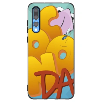 Picasee silikonový černý obal pro Huawei P20 Pro - Obří COONDA