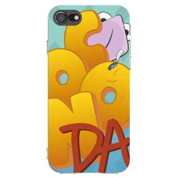 Picasee silikonový průhledný obal pro Apple iPhone 7 - Obří COONDA