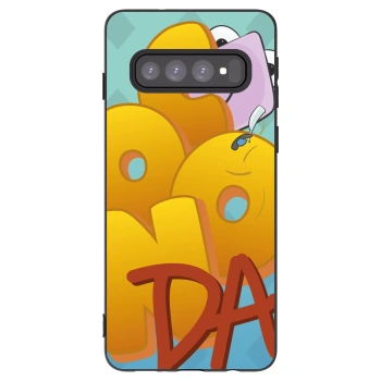 Picasee silikonový černý obal pro Samsung Galaxy S10 G973 - Obří COONDA