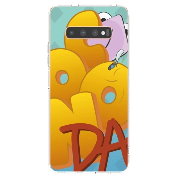 Picasee silikonový průhledný obal pro Samsung Galaxy S10 Plus G975 - Obří COONDA