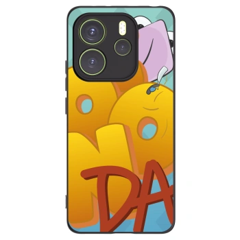 Picasee silikonový černý obal pro Xiaomi Redmi Note 14 4G - Obří COONDA
