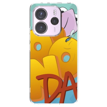 Picasee silikonový průhledný obal pro Xiaomi Redmi Note 14 4G - Obří COONDA
