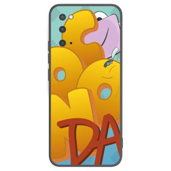 Picasee silikonový černý obal pro Samsung Galaxy S20 G980F - Obří COONDA