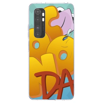 Picasee silikonový průhledný obal pro Xiaomi Mi Note 10 Lite - Obří COONDA
