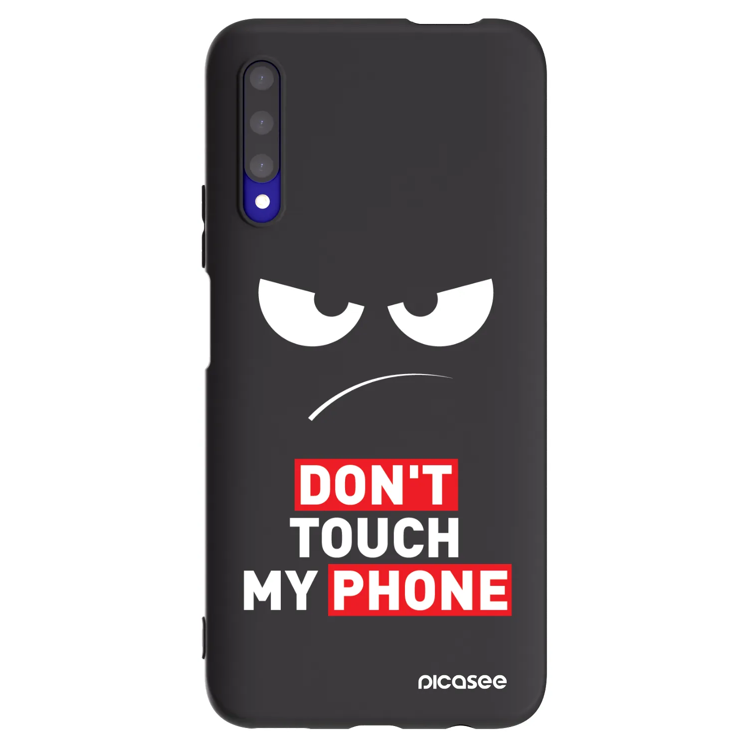 Picasee silikonový černý obal pro Honor 9X Pro - Angry Eyes - Transparent