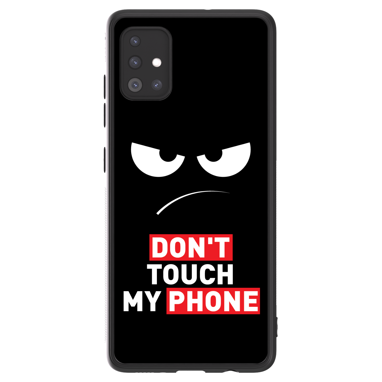 Picasee ULTIMATE CASE pro Samsung Galaxy A51 A515F - Angry Eyes - Transparent