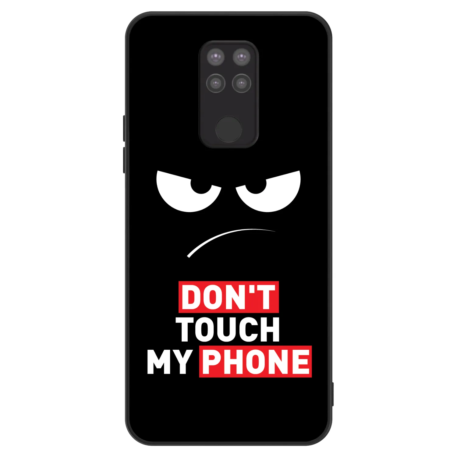 Picasee ULTIMATE CASE pro Xiaomi Redmi Note 9 - Angry Eyes - Transparent