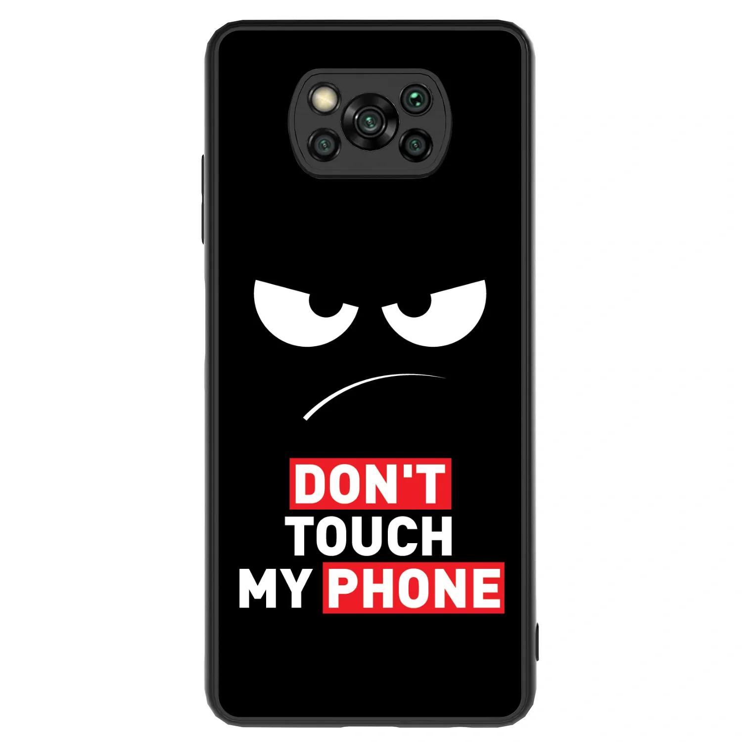 Picasee ULTIMATE CASE pro Xiaomi Poco X3 - Angry Eyes - Transparent