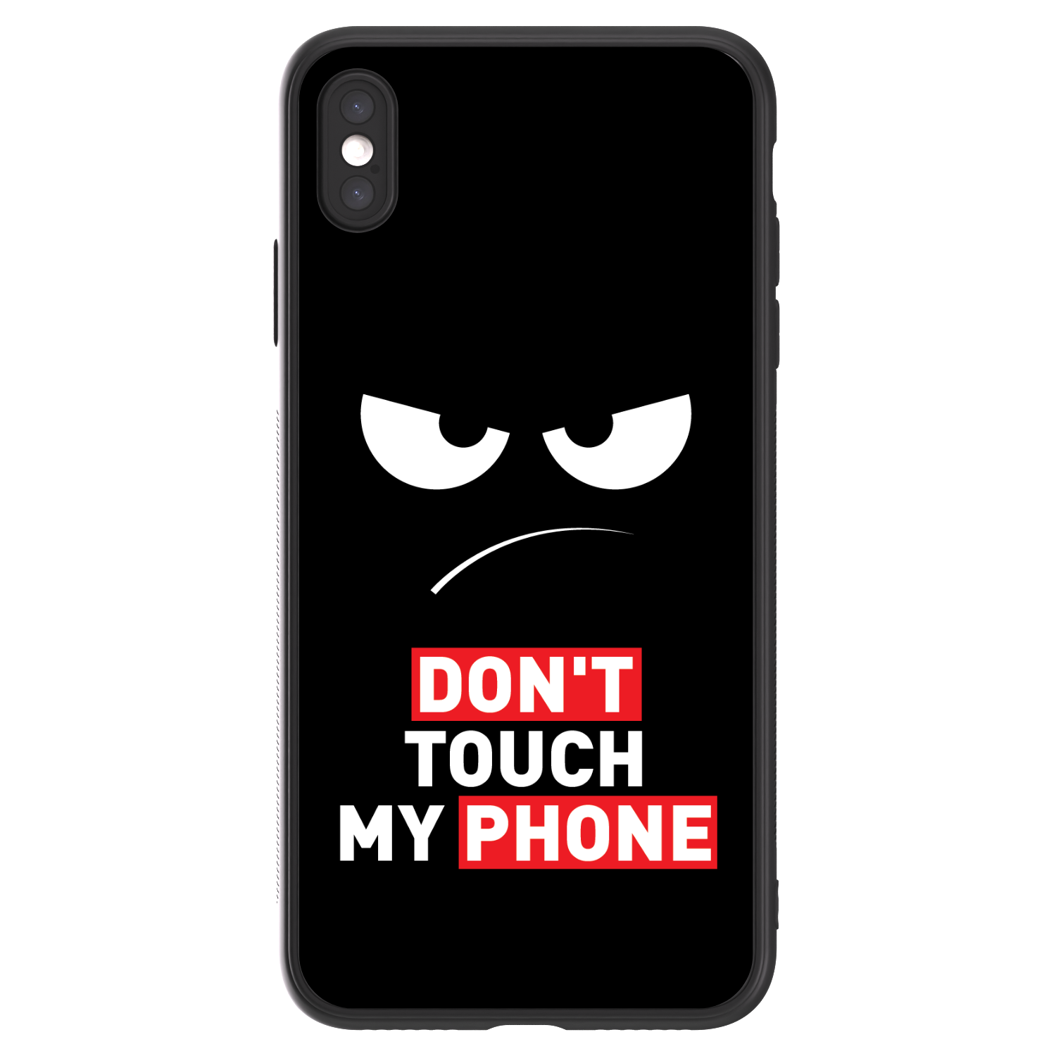 Picasee ULTIMATE CASE pro Apple iPhone XS Max - Angry Eyes - Transparent