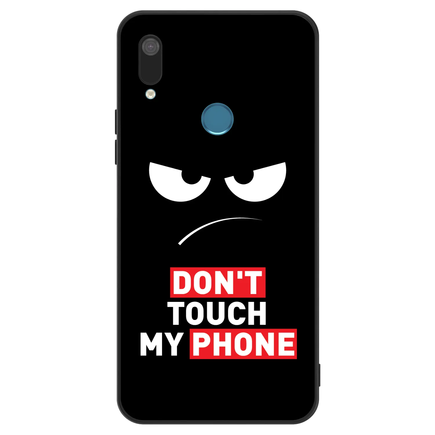 Picasee ULTIMATE CASE pro Huawei Y7 2019 - Angry Eyes - Transparent